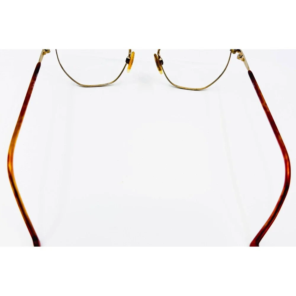 Esprit Eyeglasses Frames Unisex Gold Tortoise Vintage 9011 50-21-145